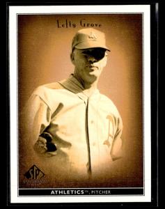 2002 SP Legendary Cuts Lefty Grove Card
