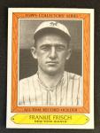 1985 Topps Frankie Frisch Record Holder Card #13