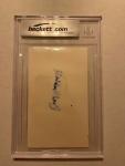 Carl Hubbell Autographed Index Card - Beckett Authenticated