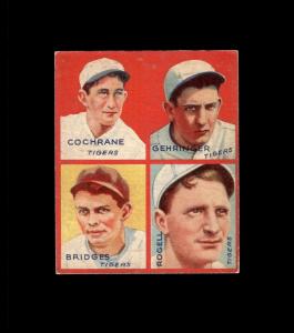 1935 Goudey 4-in-1 Baseball Cards – Your Choice