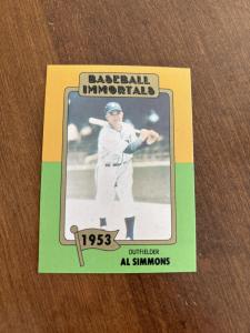 Al Simmons Baseball Immortals #68 Card
