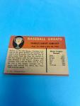 1961 Fleer Charles Comiskey Chicago White Sox Card