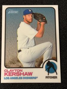 2022 Topps Heritage Clayton Kershaw #725 Chrome