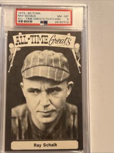 1973-80 TCMA Ray Schalk PSA 8 Sports Card