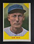 1960 Fleer #34 Sam Rice - Washington Senators