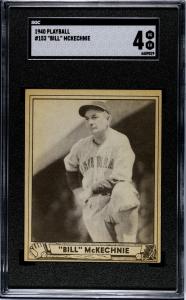 1940 Play Ball Bill McKechnie #153 Card