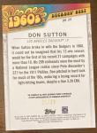 Don Sutton 2020 Topps Decades’ Best Autograph #/25