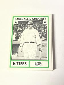 1982 TCMA Baseball's Greatest Hitters - Your Choice