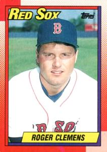 1990 Topps Roger Clemens #245 Boston Red Sox