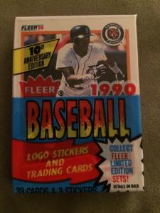 1990 Fleer Pack Gary Pettis & Don Mattingly