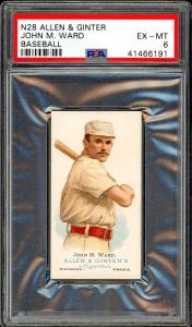 1888 N28 Allen & Ginter John Ward HOF Card