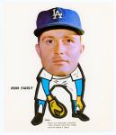 1963 Los Angeles Dodgers Pin-Ups 10 Card Set