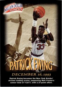 1997-98 Fleer Patrick Ewing Knicks Card #7