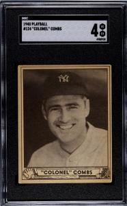 1940 Play Ball Colonel Combs New York Yankees Card