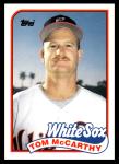 1989 Topps Tom McCarthy #75T White Sox Card