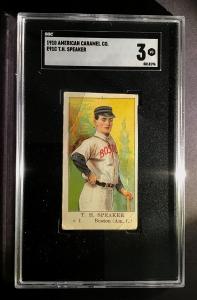 1910 E91C Tris Speaker Rookie Card - SGC 3