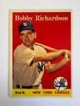 1958 Topps #101 Bobby Richardson Yankees Card