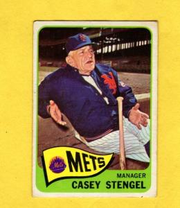 1965 Topps Casey Stengel #187 New York Mets