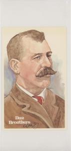 1980 Perez-Steele Hall of Fame Postcards - Dan Brouthers