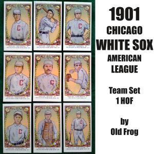 1901 Chicago White Sox HOF Wm Hoy Baseball Card