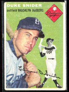 Duke Snider 1954 Topps #32 Brooklyn Dodgers Card