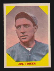 Joe Tinker 1960 Fleer Cubs #40 Card