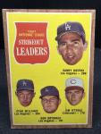 1962 Topps League Leaders Sandy Koufax & Friends
