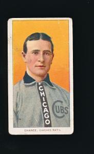 1909 T206 Sweet Caporal Frank Chance Card