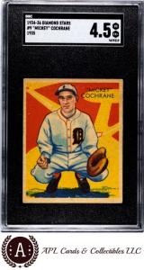 1934 Diamond Stars #9 Mickey Cochrane Baseball Card