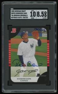 2006 Bowman Originals Robinson Cano Autograph Card