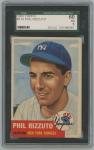 1953 Topps Phil Rizzuto SGC 5 Yankees Card