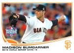 2013 Topps Madison Bumgarner Baseball Card