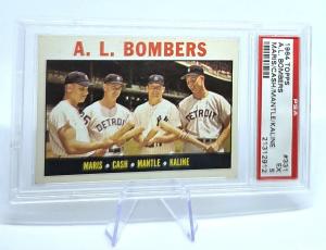 1964 Topps AL Bombers Mickey Mantle Roger Maris Card