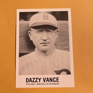 1980 Renata Galasso Dazzy Vance Sports Card
