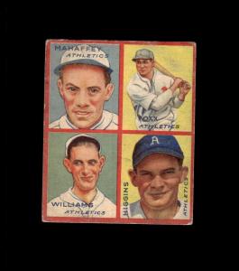1935 Goudey Baseball Card 4-in-1 Set Options