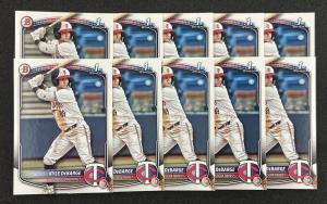 Kyle DeBarge 2025 Bowman 1st Paper Prospects Lot