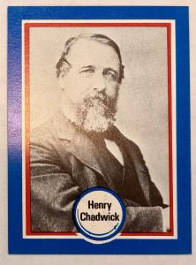 1976 Shakey’s Pizza Baseball Henry Chadwick Card