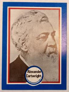 1976 Shakey’s Pizza Baseball Alexander Cartwright Card