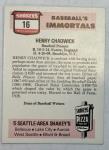 1976 Shakey’s Pizza Baseball Henry Chadwick Card