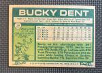 Bucky Dent 1977 Topps Baseball Card #29