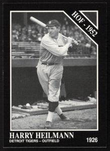 Harry Heilmann 1991 Conlon Collection TSN #52 Card