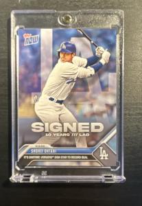 2023 Topps Now Shohei Ohtani Off-Season Card