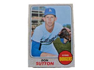 1968 Topps Don Sutton Los Angeles Dodgers Card #103