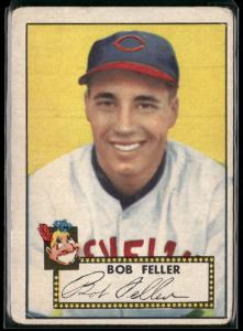 1952 Topps Bob Feller Baseball Card #88