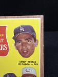 1962 Topps League Leaders Sandy Koufax & Friends