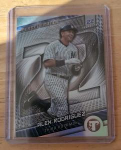 2025 Topps Pristine Alex Rodriguez #P-14 Card