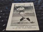 1921 George Sisler E121 Baseball HOF Card