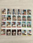 1966 Topps Baseball Cards Set - 143 Common Cards