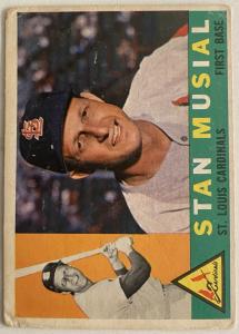 Stan Musial 1960 Topps Baseball Card #250