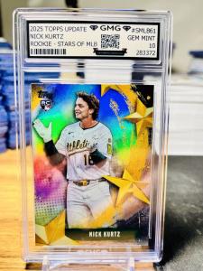 2025 Topps Update Nick Kurtz Rookie Stars Of MLB GMG Graded 10 Gem Mint 💎 RC